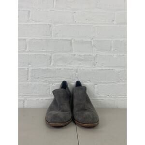 Vince Camuto Women's Suede Leather Deadra Ankle Booties Gray Size US 8